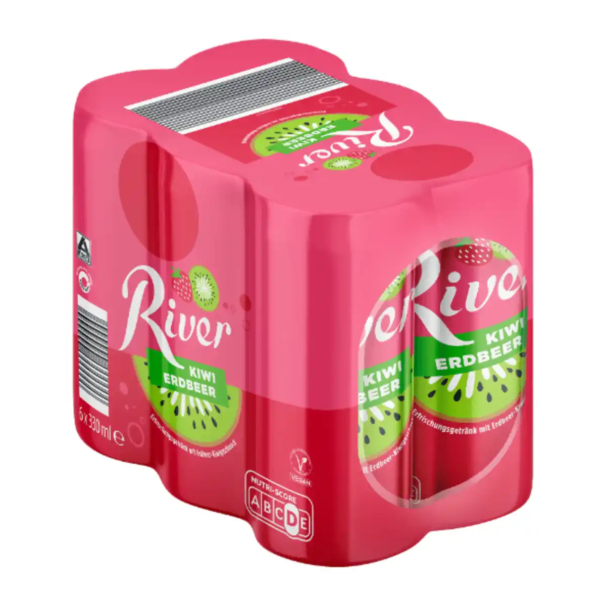 Bild 1 von RIVER Limonade Erdbeere-Kiwi 0,33L
