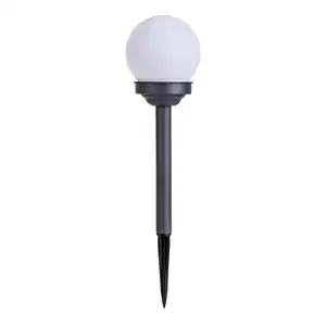 Light & More LED Solarleuchte Kugel schwarz