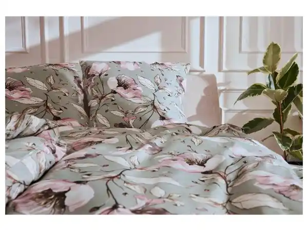 Bild 2 von LIVARNO home Mikrofaser-Satin-Bettwäsche, 135 x 200 cm