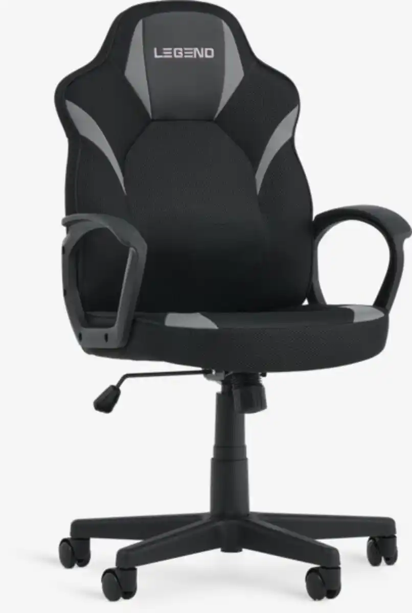 Bild 1 von Gaming-Stuhl RANDRUP schwarz Kunstleder/Mesh