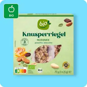 BIO Bio-Knusperriegel, Verschiedene Sorten