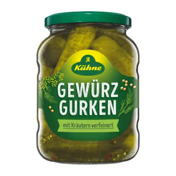 Bild 1 von KÜHNE Gewürzgurken 720ml