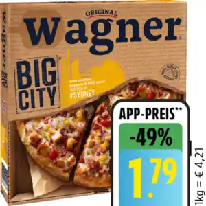 Original Wagner Big City Pizza, Die Backfrische Pizza oder Piccolinis