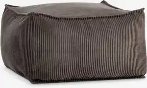 Pouf AARS 65x65 sand dunkel Cord