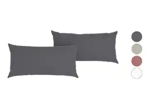 LIVARNO home Kissenbezug Musselin 40x80cm