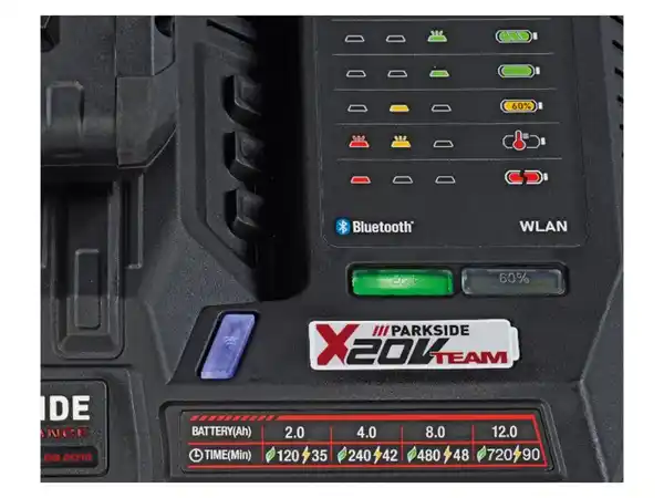 Bild 3 von PARKSIDE PERFORMANCE® 20 V Smart-Akku-Ladegerät »PLGS 2012 A1«, ohne Akku