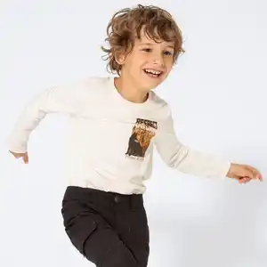 Kinder-Jungen-Shirt mit Rückendruck