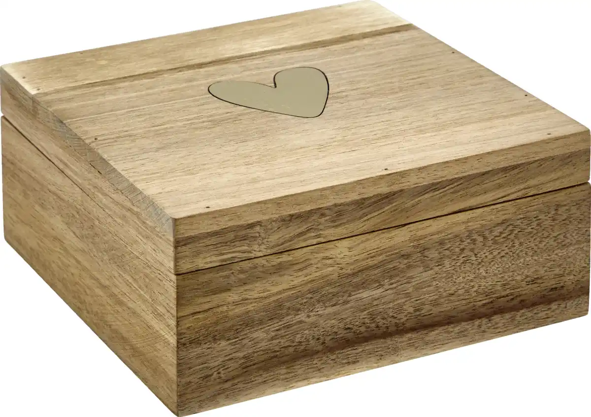 Bild 1 von DEKOWELT Holzbox mit Spruch