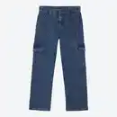 Bild 1 von Kinder-Mädchen-Jeans mit weitem Bein