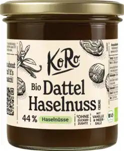 KoRo Bio Dattel Haselnuss Creme, 330 g