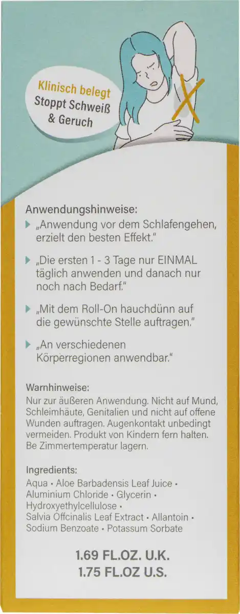 Bild 2 von Soummé Antitranspirant Protection Roll-On For Women, 50 ml