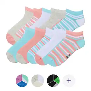 LILY & DAN Kinder Sneaker-Socken, 10er-Pack - Sneaker