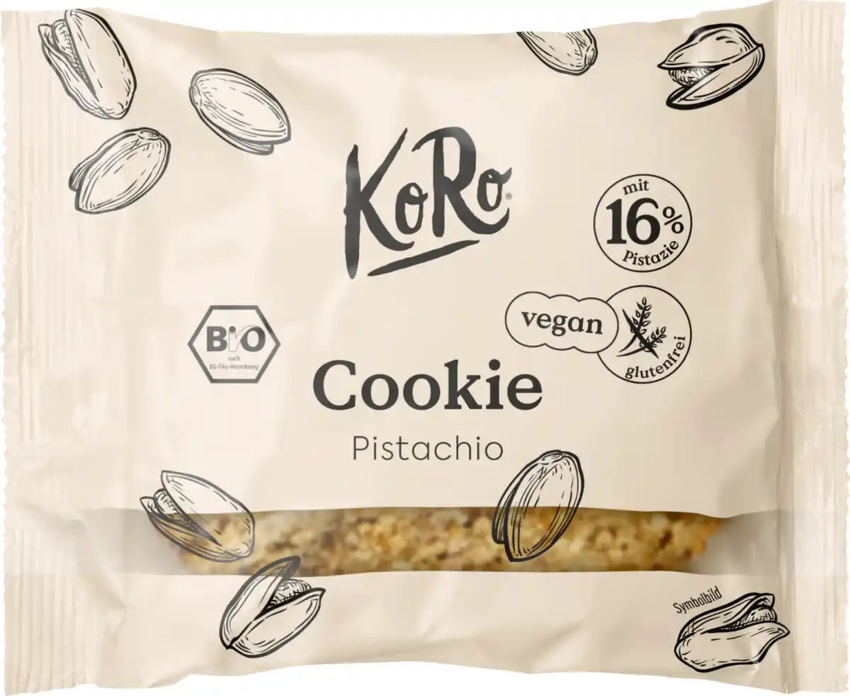 Bild 1 von KoRo Bio Cookie mit Pistazie, 50 g