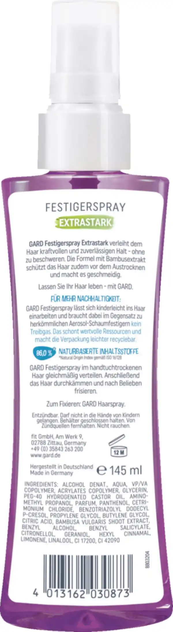 Bild 2 von GARD GARD Festigerspray extrastark 145ml, 145 ml
