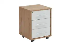 Vito - Rollcontainer Pronto, Artisan Eiche-Nachbildung/weiß