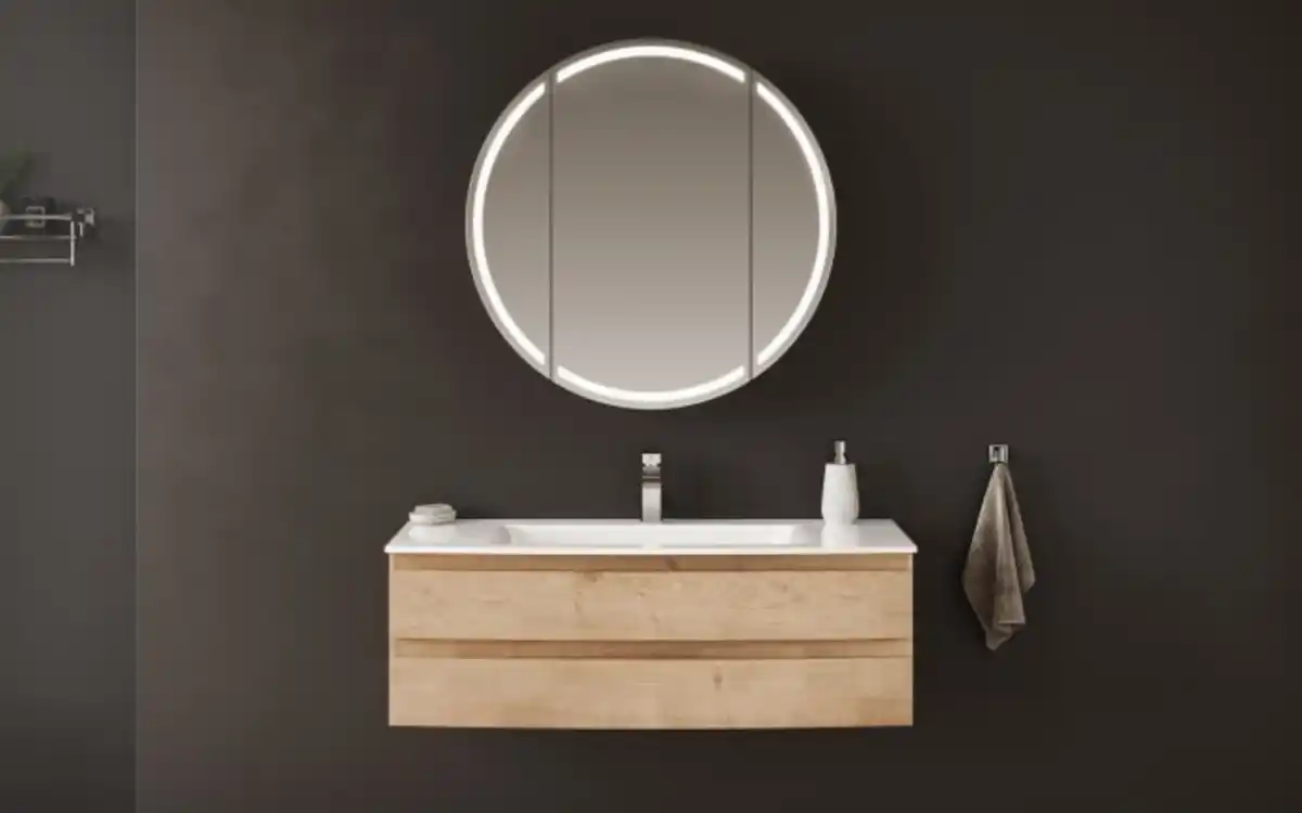 Bild 2 von Badprogramm Vora, Eiche, inkl. LED Beleuchtung