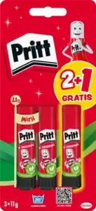 Pritt Klebestifte Alles steht Kopf 2, 33 g 3x 11 g