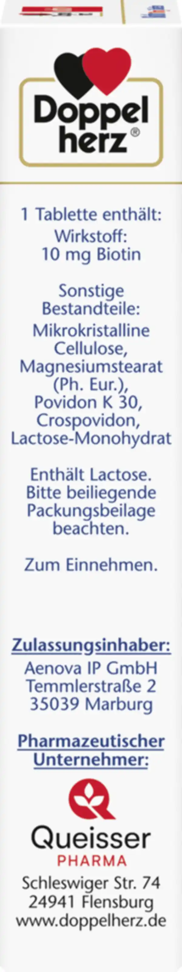 Bild 3 von Doppelherz Biotin Tabletten