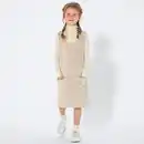 Bild 1 von Kinder-Mädchen-Kleid aus Ripp-Velour