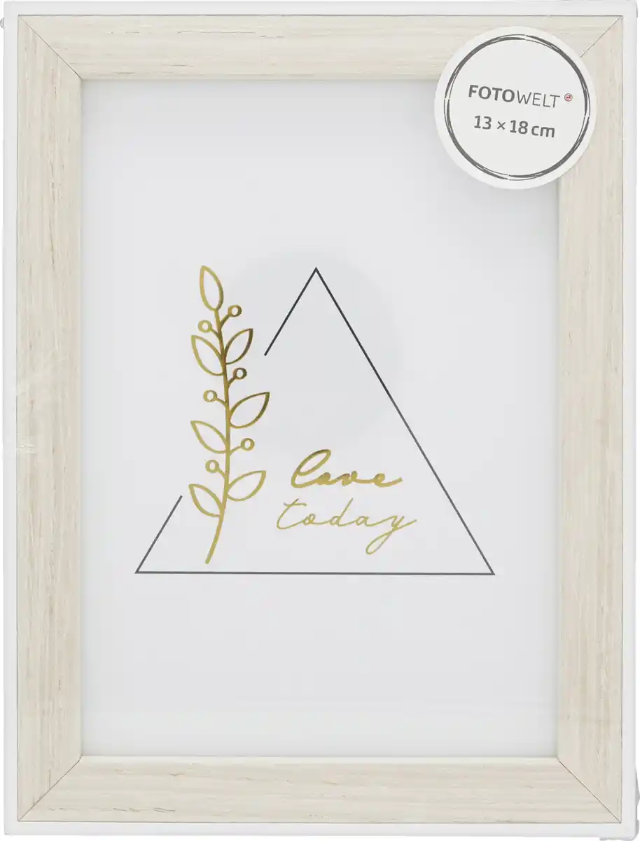 Bild 1 von IDEENWELT FSC Holzrahmen weiß 13x18cm