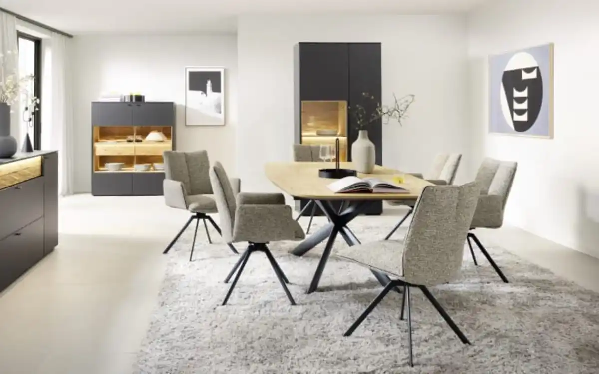 Bild 2 von Esstisch Dalo, Wildeiche/anthrazit