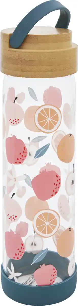 Bild 2 von IDEENWELT Glastrinkflasche Früchte 500ml