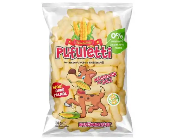 Bild 1 von Pufuletti Maissnack mit Salz