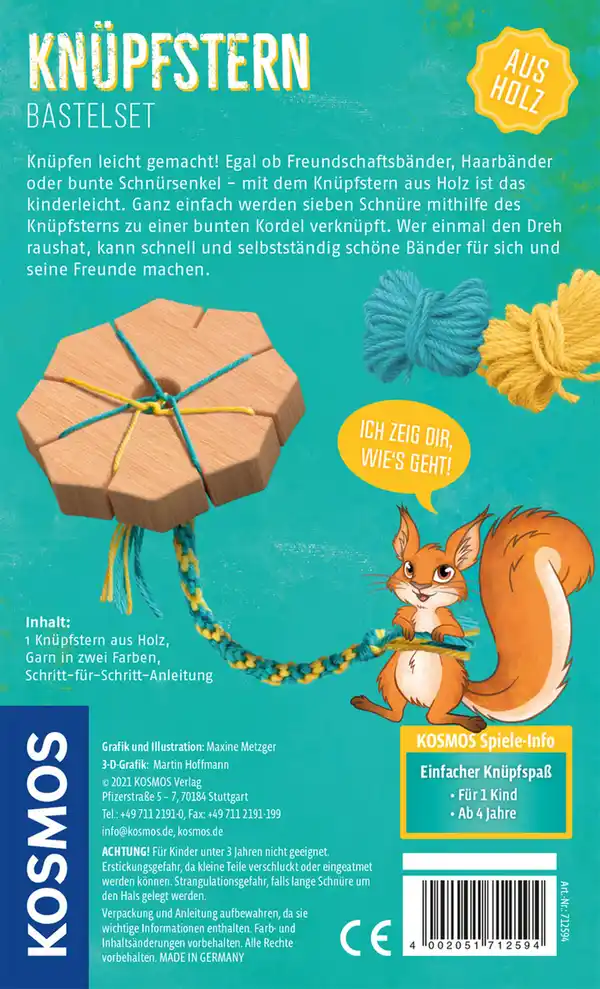 Bild 2 von Kosmos Knüpfstern Bastelset