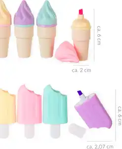 Trendhaus Mini Pastell-Textmarker