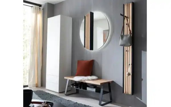 Bild 2 von Hartmann - Wandgarderobe Salvo, Kerneiche/anthrazit, 190 cm, inkl. Beleuchtung