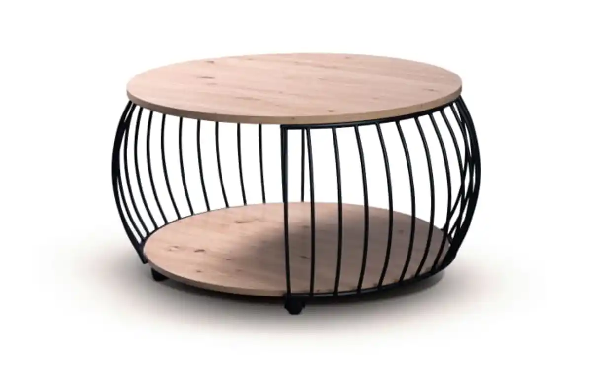 Bild 2 von Couchtisch Peking 2, Artisaneiche/schwarz