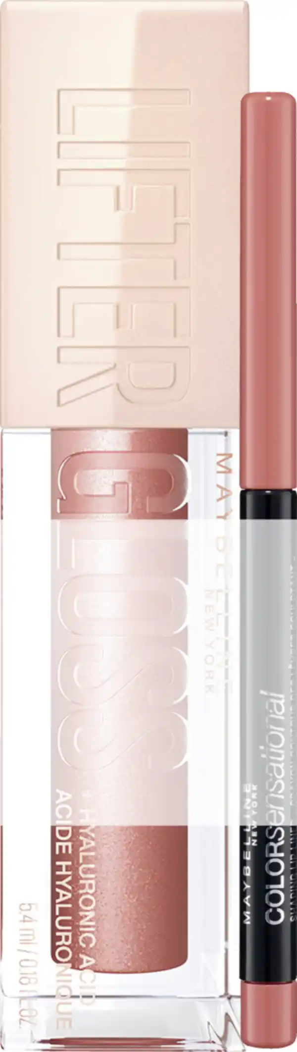 Bild 1 von Maybelline New York Lifter Gloss 003 Moon + Color Sensational Shaping Lipliner Dusty Rose