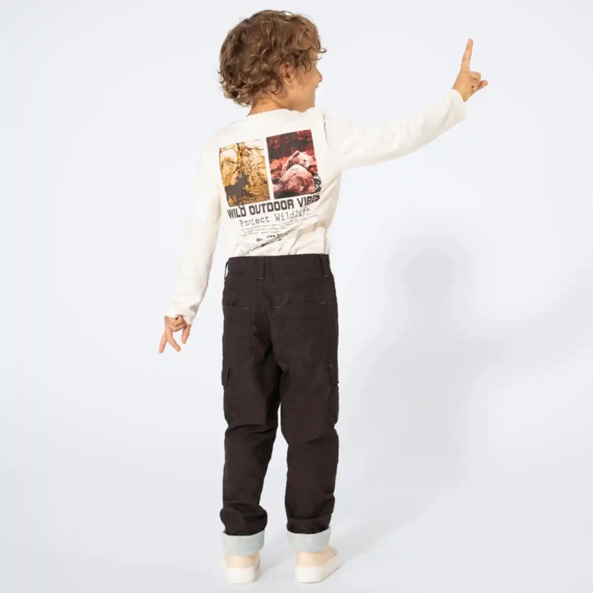 Bild 4 von Kinder-Jungen-Cargohose mit verstellbarer Bundweite