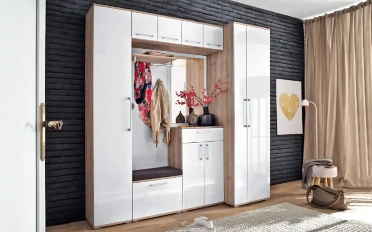 Bild 1 von Vito - Garderobenkombi Polygon, weiß