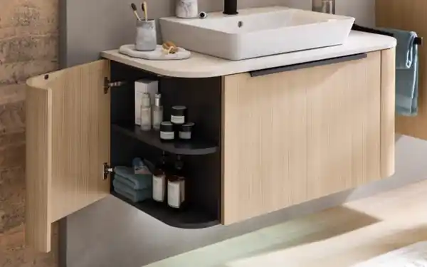 Bild 4 von Pelipal - Badkombination Montreal, Eiche-Nachbildung, inkl. LED Effekt-Beleuchtung