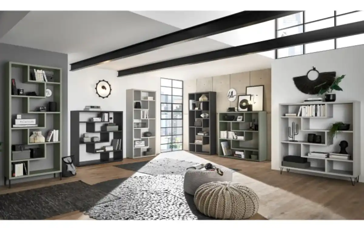 Bild 2 von Mäusbacher - Raumteiler Tetrix, anthrazit, 130 x 134 cm