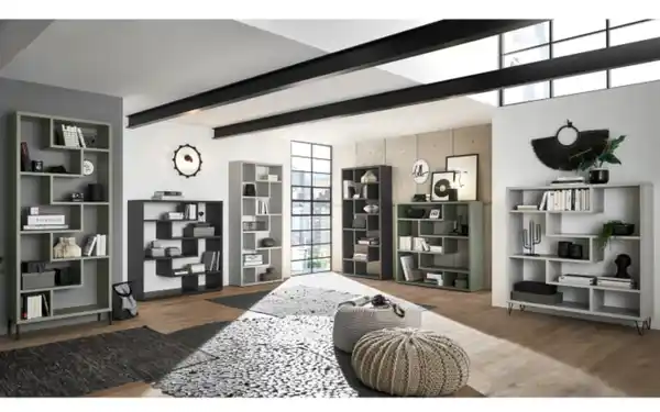 Bild 2 von Mäusbacher - Raumteiler Tetrix, anthrazit, 130 x 134 cm