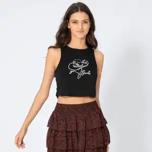 Damen-Top im Cropped-Design