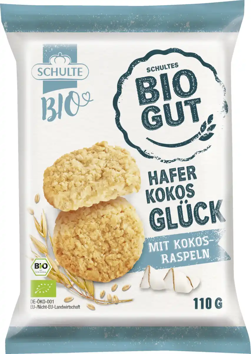Bild 1 von Schulte Bio Hafergebäck Kokos, 110 g