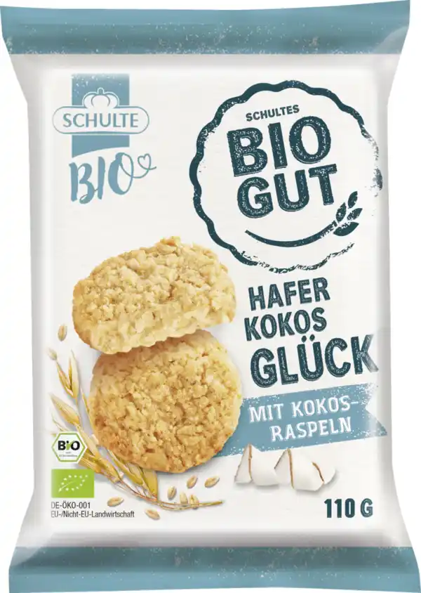 Bild 1 von Schulte Bio Hafergebäck Kokos, 110 g