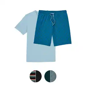 UP2FASHION MEN Herren-Shorty Pyjama