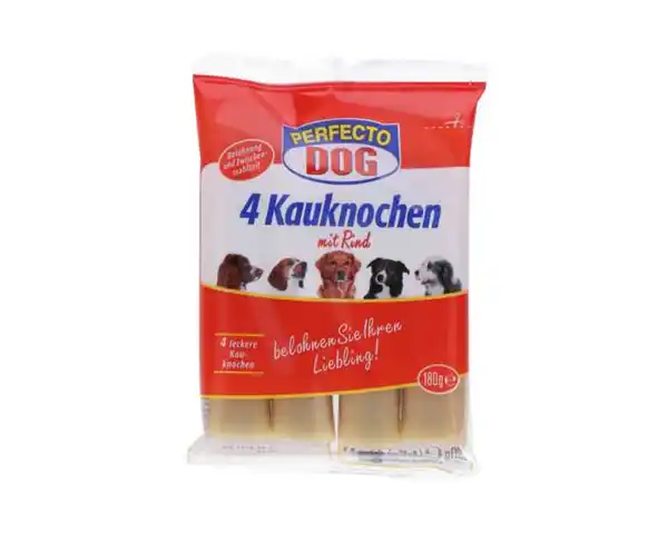 Bild 1 von Perfecto Dog Hundesnack gefüllte Kauknochen 180 g