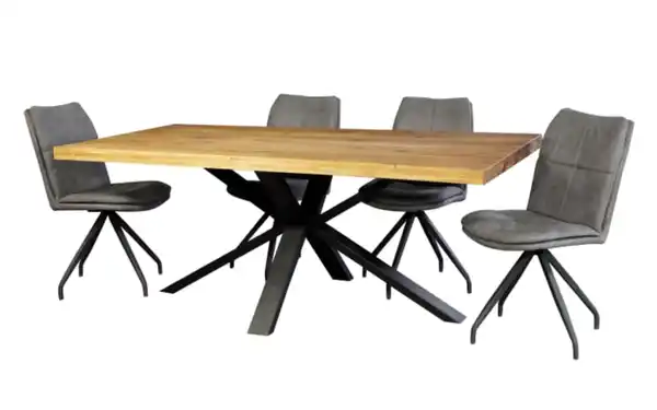 Bild 3 von Esstisch 2310, Eiche massiv, geölt