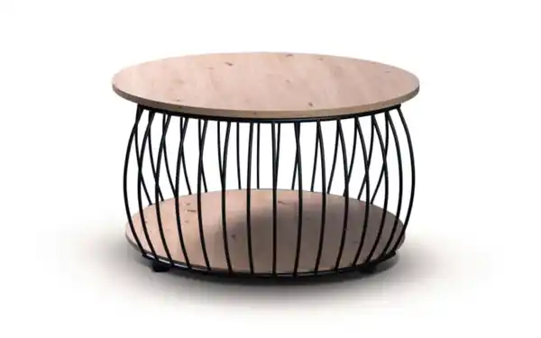 Bild 3 von Couchtisch Peking 2, Artisaneiche/schwarz