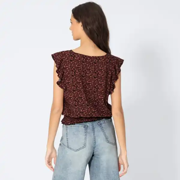 Bild 4 von Damen-Bluse mit Rüschen am Arm