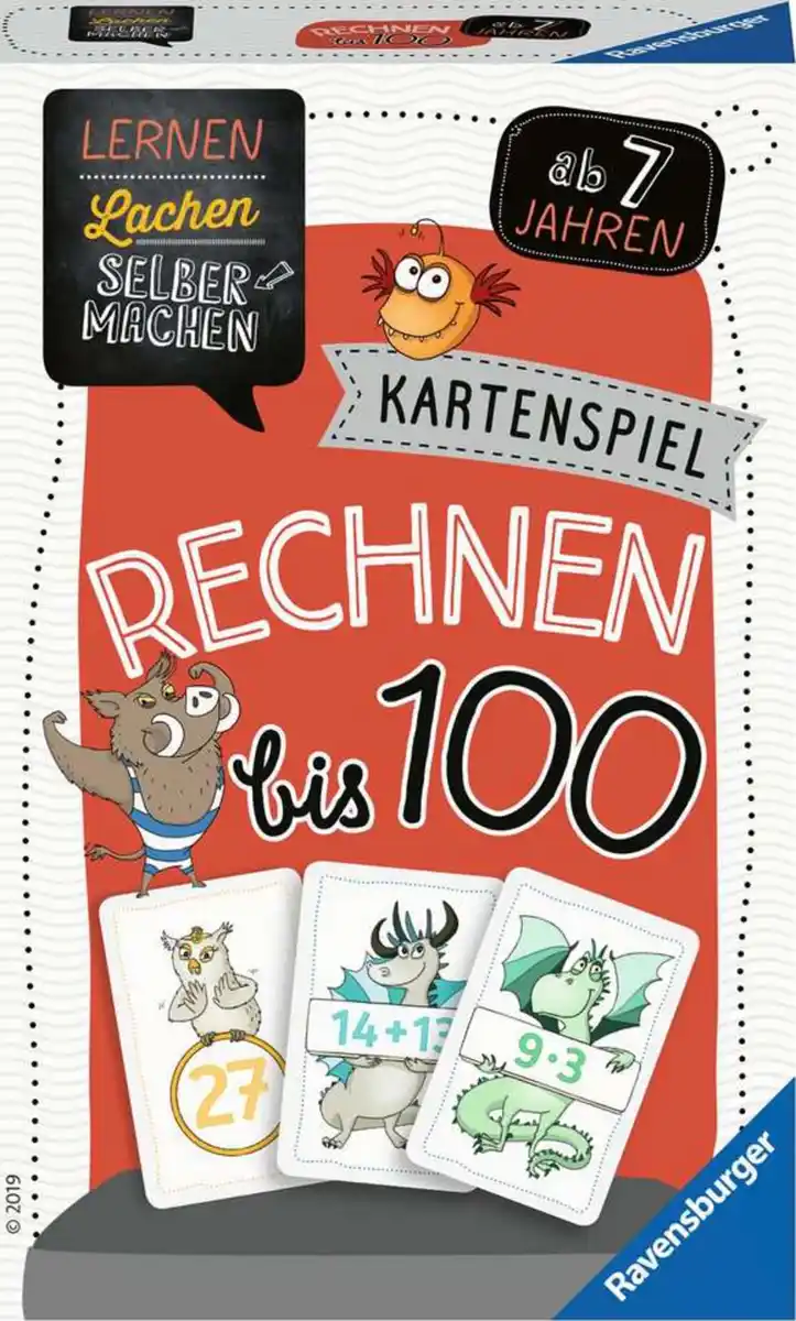 Bild 1 von Ravensburger Lernkartenspiel Rechnen bis 100