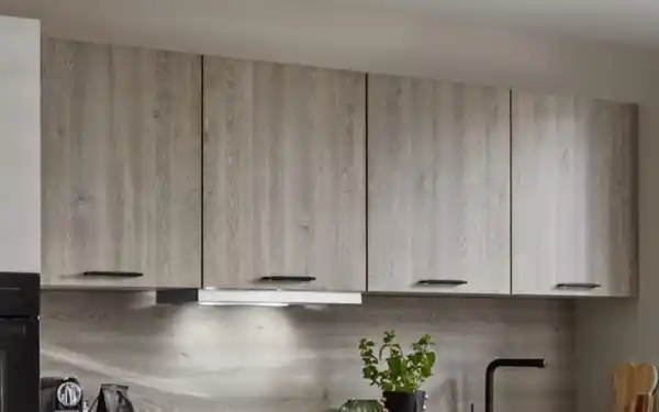 Bild 2 von Nobilia - Einbauküche Lenzen/Rosian, Eiche Bergamo Nachbildung/seidengrau, inkl. Privileg Elektrogeräte