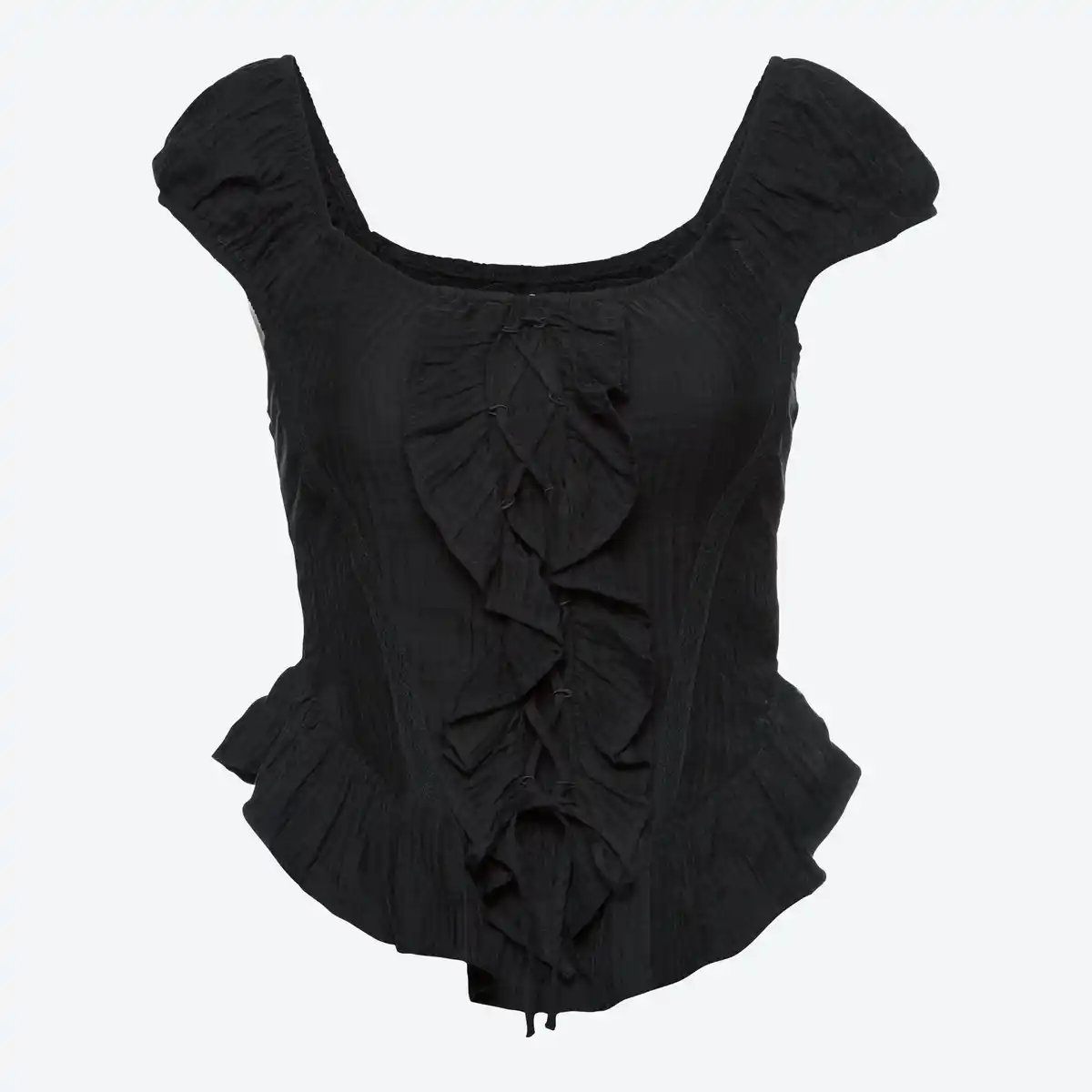 Bild 3 von Damen-Bluse mit Rüschen