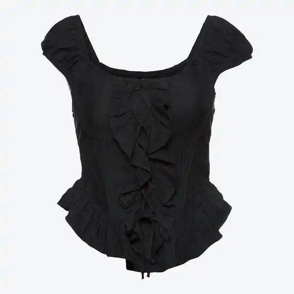 Bild 3 von Damen-Bluse mit Rüschen