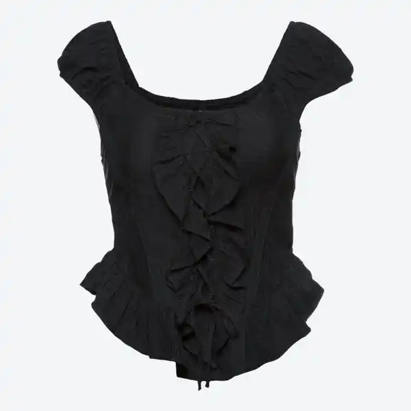 Bild 2 von Damen-Bluse mit Rüschen